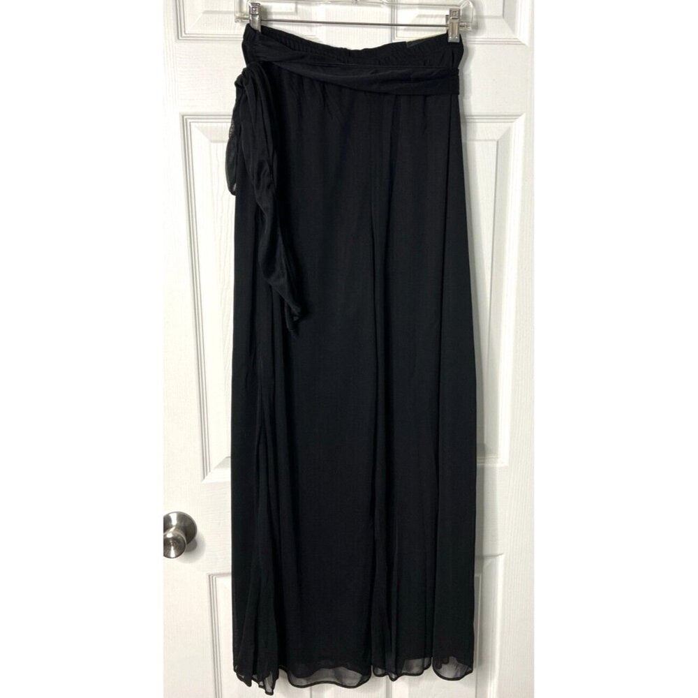 Lane Bryant Full-Leg Dress Pants - Chiffon Overlay & Waist Wrap - 18/20 - NWT